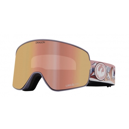 NFX2 Kimmy Fasani Sig 23 Lumalens Rose Gold Ion Snow Goggles